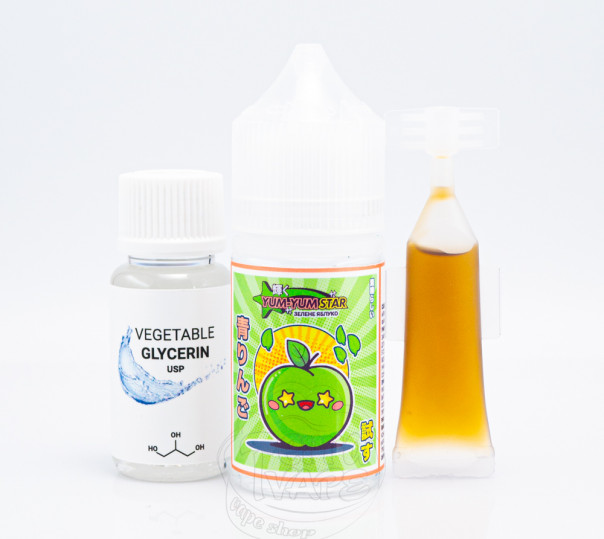 Рідина Yum-Yum Star Salt Зелене яблуко 30ml 0mg (набір компонентів)