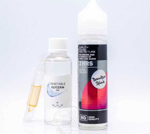 Рідина Retrowave Organic BoomBox Splash 60ml 6mg зі смаком персика і манго з льодом (набір компонентів)