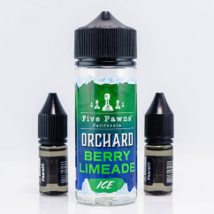 Five Pawns Orchard Blends Organic Shortfill Berry Limeade ICE 100ml 0mg