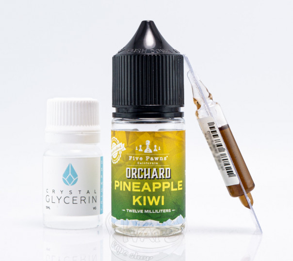 Жидкость Five Pawns Orchard Blends Salt Pineapple Kiwi ICE 30ml 50mg со вкусом ананаса и киви с холодком (набор компонентов)