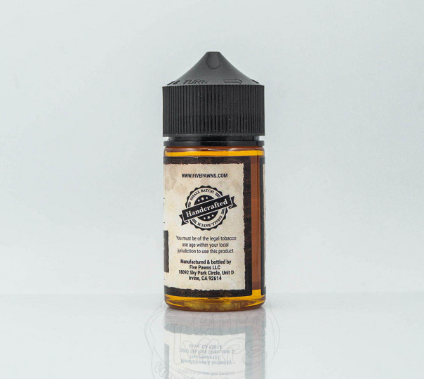 Рідина Five Pawns Organic Queenside 60ml 12mg на органічному нікотині зі смаком апельсина з французькою ваніллю Рідина Five Pawns Organic Queenside 60ml 12mg на органічному нікотині зі смаком апельсина з французькою ваніллю