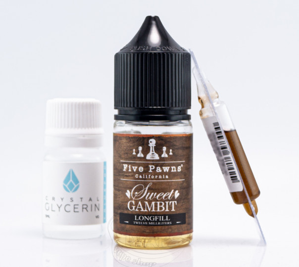 Жидкость Five Pawns Salt Sweet Gambit 30ml 50mg со вкусом яблочного пирога со взбитыми сливками (набор компонентов)