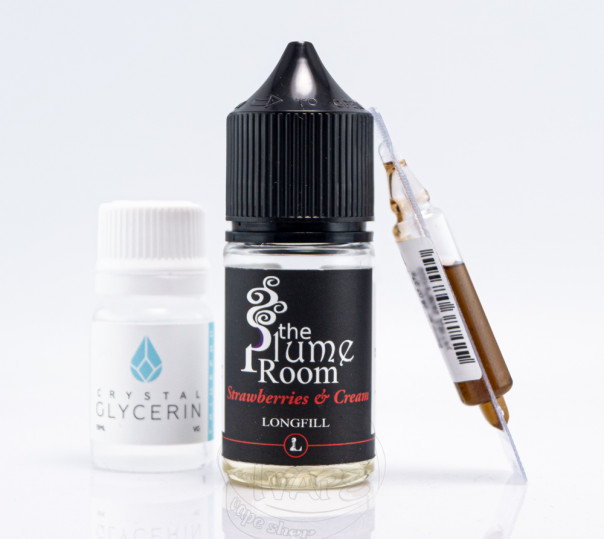 Рідина Five Pawns The Legacy Collection Salt Plume Room Strawberries & Cream 30ml 50mg зі смаком полуниці з вершками (набір компонентів)