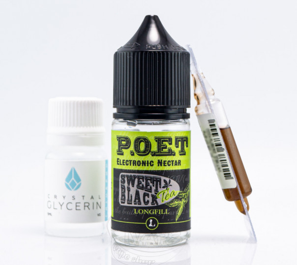 Жидкость Five Pawns The Legacy Collection Salt POET Sweet Black Tea 30ml 50mg со вкусом черного фруктового чая (набор компонентов)