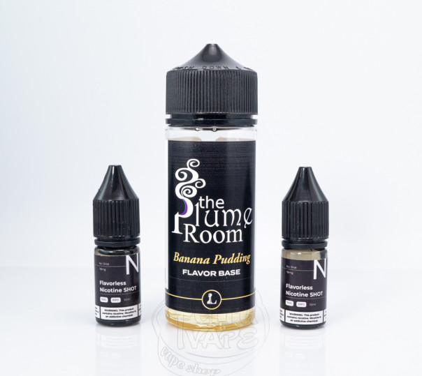 Рідина Five Pawns Legacy Collection Organic Shortfill The Plume Room Banana Pudding 120ml 6mg на органічному нікотині