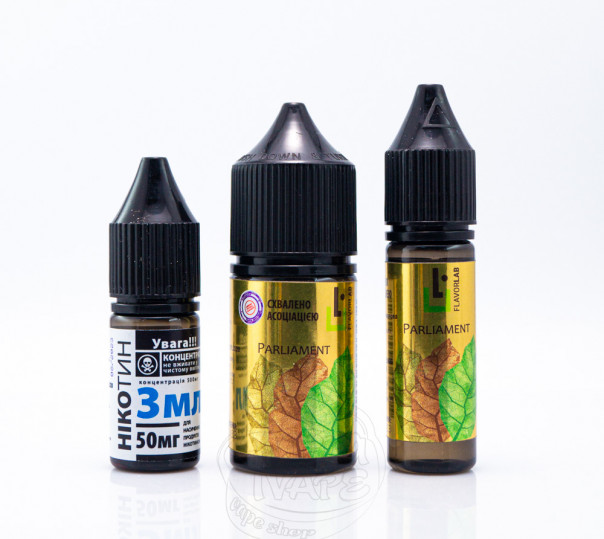 Жидкость Aroma Max Salt Parliament 30ml 50mg со вкусом табака (набор компонентов)