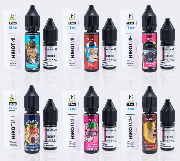 Рідина Flavorlab FL350 Mini Salt 15ml (набір компонентів)