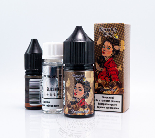 Рідина Flavorlab Lady Salt Frapuccino 30ml 50mg зі смаком фрапучіно (набір компонентів)