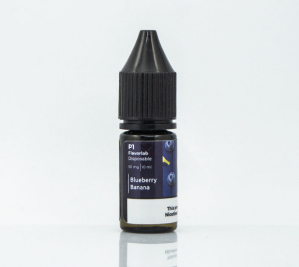 Жидкость Flavorlab P1 Salt Blueberry Banana 10ml 50mg на солевом никотине со вкусом черники и банана
