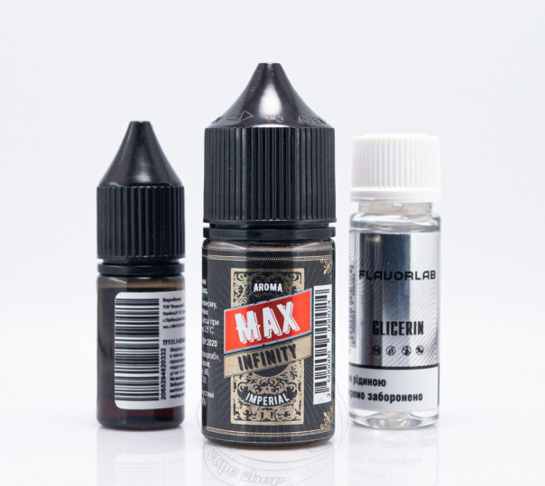 Рідина Aroma Max Infinity Salt Imperial 30ml 50mg зі смаком сигари (набір компонентів)