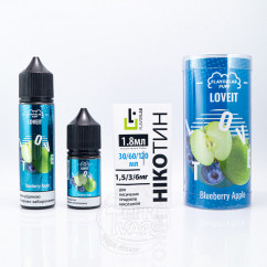 Набір Love It Organic Blueberry Apple 60ml 3mg Рідина (набір компонентів)