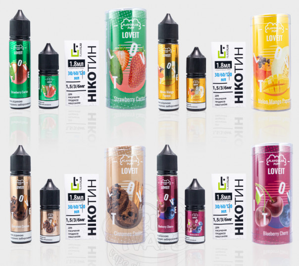 Рідина Love It Organic 60ml (набір компонентів) Рідина Love It Organic 60ml (набір компонентів)