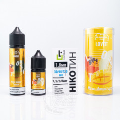 Набір Love It Organic Melon Mango Papaya 60ml 3mg Рідина (набір компонентів)