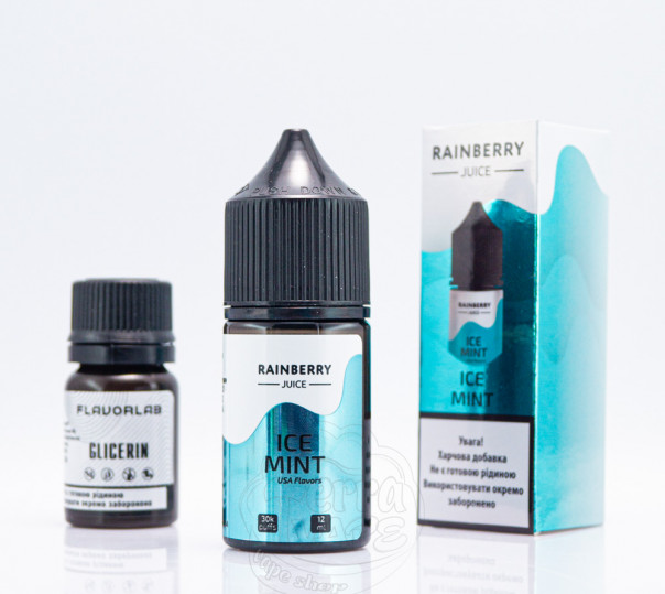 Рідина Flavorlab Rainberry Juice Salt Ice Mint 30ml 50mg зі смаком охолодженої м'яти (набір компонентів)