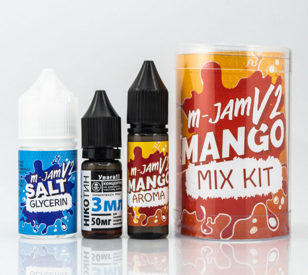 Набор для приготовления жидкости M-Jam v2 Salt Mango 30ml 50mg на солевом никотине