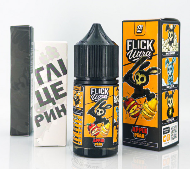 Flick Ultra Salt Apple Pear 30ml 50mg