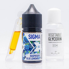 Fluffy Puff Sigma Salt Blue Raspberry Lemonade Ice 30ml 0mg