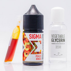 Fluffy Puff Sigma Salt Peach Rings 30ml 0mg Рідина