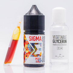 Fluffy Puff Sigma Salt Peach Rings Ice 30ml 0mg Рідина