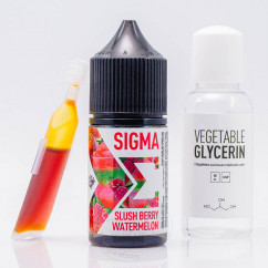 Fluffy Puff Sigma Salt Slush Berry Watermelon 30ml 0mg Рідина