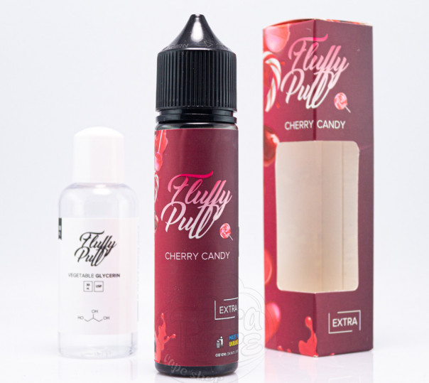 Рідина Fluffy Puff Salt Cherry Candy 60ml 0mg (набір компонентів)