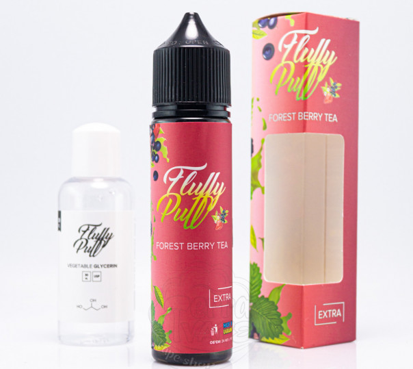 Жидкость Fluffy Puff Salt Forest Berry Tea 60ml 0mg (набор компонентов)