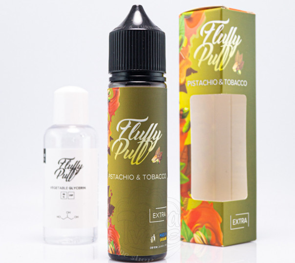 Рідина Fluffy Puff Salt Pistachio Tobacco 60ml 0mg (набір компонентів)