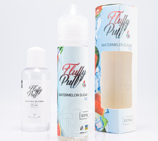 Рідина Fluffy Puff Salt Watermelon Sugar Ice 60ml 0mg (набір компонентів)