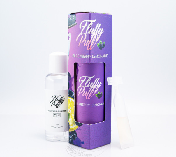 Рідина Fluffy Puff Organic Blackberry Lemonade 60ml 6mg зі смаком ожинового лимонаду (набір компонентів)