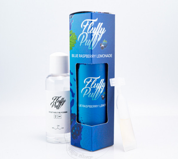 Рідина Fluffy Puff Organic Blue Raspberry Lemonade 60ml 3mg (набір компонентів)