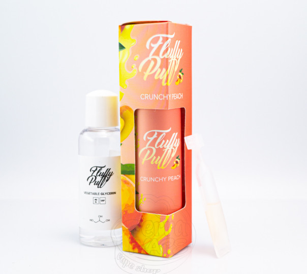 Рідина Fluffy Puff Organic Crunchy Peach 60ml 0mg (набір компонентів)