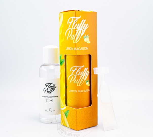 Рідина Fluffy Puff Organic Lemon Macaron 60ml 3mg (набір компонентів)