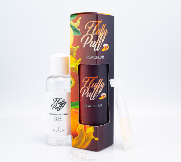 Рідина Fluffy Puff Organic Peach Jam 60ml 3mg (набір компонентів)