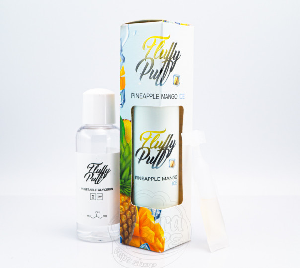 Рідина Fluffy Puff Organic Pineapple Mango Ice 60ml 3mg (набір компонентів)