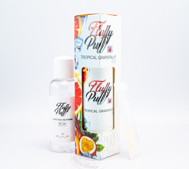 Рідина Fluffy Puff Organic Tropical Grapefruit Ice 60ml 0mg (набір компонентів)