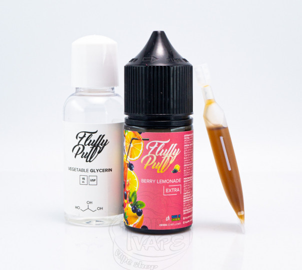 РІдина Fluffy Puff Salt Berry Lemonade 30ml 0mg (набір компонентів)