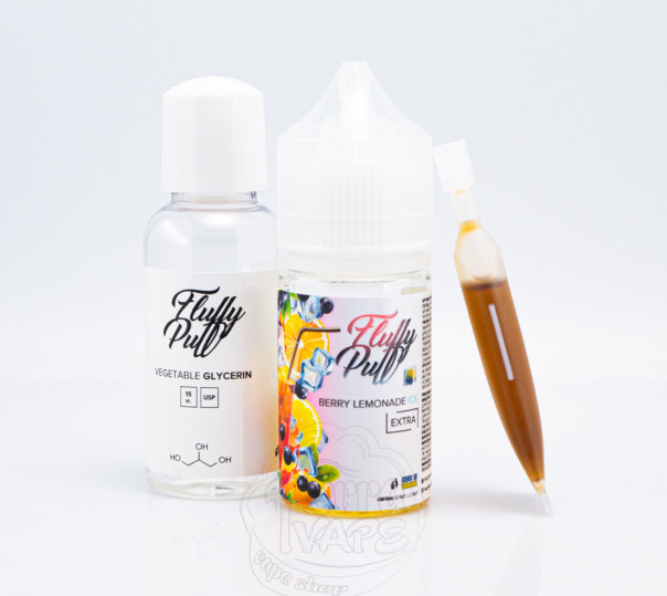 Жидкость Fluffy Puff Salt Berry Lemonade Ice 30ml 50mg (набор компонентов)