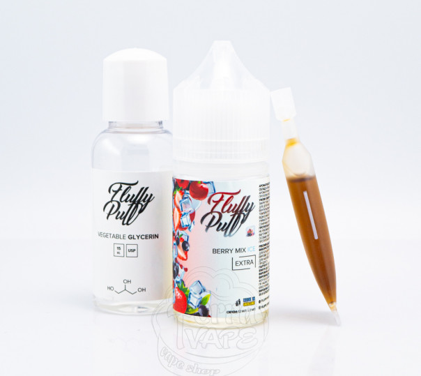 Рідина Fluffy Puff Salt Berry Mix Ice 30ml 50mg (набір компонентів)