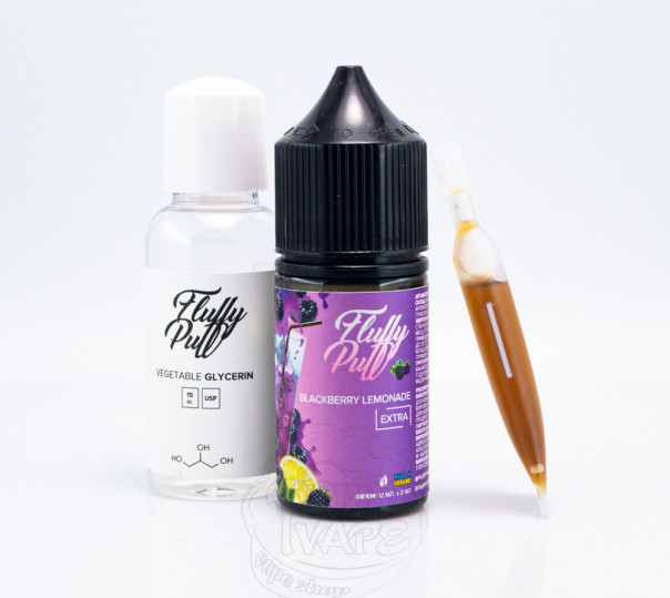 Рідина Fluffy Puff Salt Blackberry Lemonade 30ml 50mg (набір компонентів)