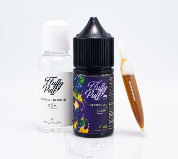 Рідина Fluffy Puff Salt Blueberry Jam 30ml 25mg (набір компонентів)