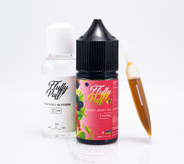 Рідина Fluffy Puff Salt Forest Berry Tea 30ml 50mg (набір компонентів)
