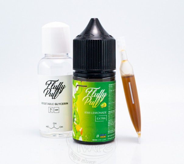Рідина Fluffy Puff Salt Kiwi Lemonade 30ml 25mg (набір компонентів)