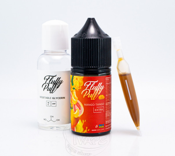 РІдина Fluffy Puff Salt Mango Tango 30ml 0mg (набір компонентів)