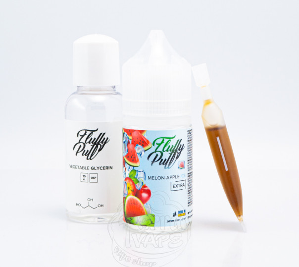 Рідина Fluffy Puff Salt Melon Apple Ice 30ml 50mg (набір компонентів)