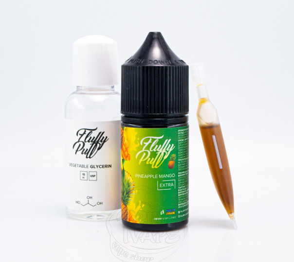 Рідина Fluffy Puff Salt Pineapple Mango 30ml 25mg (набір компонентів)