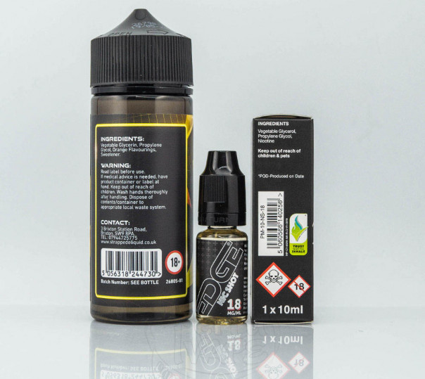 Рідина FOMO Organic Orange Jackfruit 120ml 3mg на органічному нікотині зі смаком апельсина і джекфрута з холодком Рідина FOMO Organic Orange Jackfruit 120ml 3mg на органічному нікотині зі смаком апельсина і джекфрута з холодком