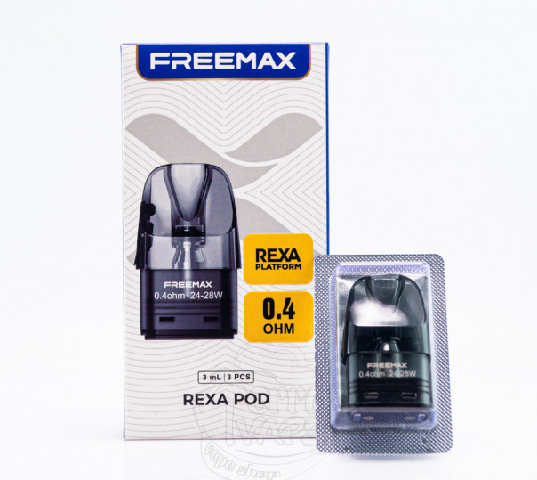 Картридж Freemax Rexa Series Pod Cartridge 3ml 0.4Ом для Rexa Pro / S / Smart / Lite / Sq / Nano Pod Kit