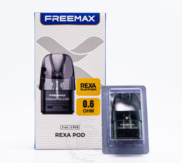 Картридж Freemax Rexa Series Pod Cartridge 3ml 0.6Ом для Rexa Pro / S / Smart / Lite / Sq / Nano Pod Kit