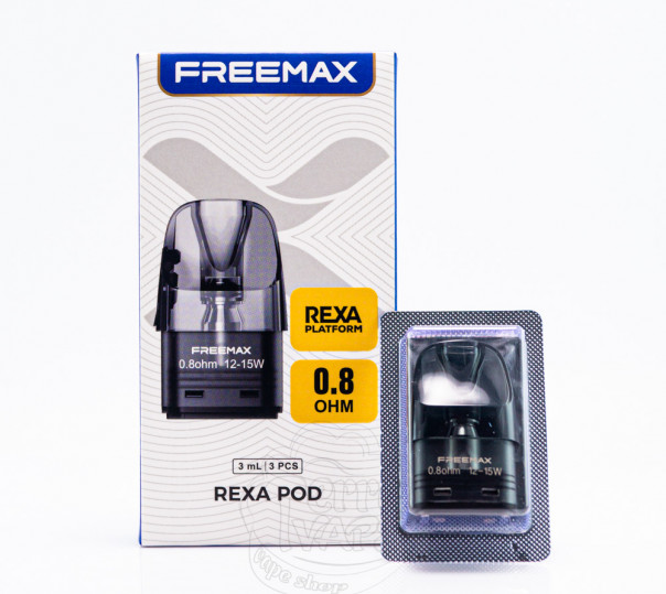Картридж Freemax Rexa Series Pod Cartridge 3ml 0.8Ом для Rexa Pro / S / Smart / Lite / Sq / Nano Pod Kit