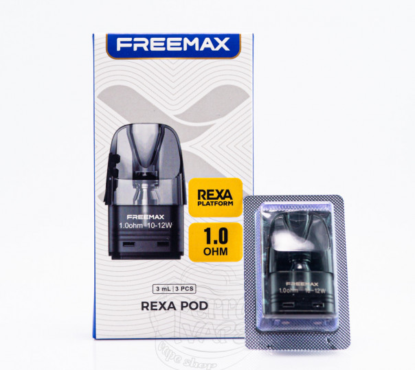 Картридж Freemax Rexa Series Pod Cartridge 3ml 1.0Ом для Rexa Pro / S / Smart / Lite / Sq / Nano Pod Kit